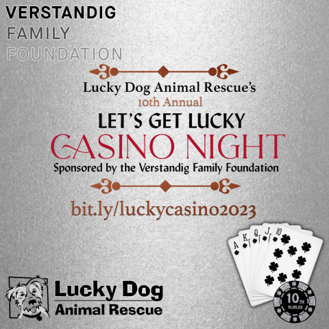 Get your tickets to Lucky Dog's Casino Night
